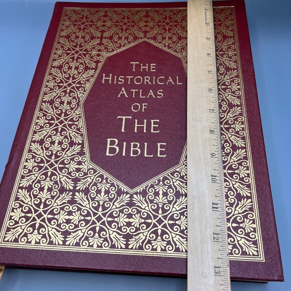 The Historical Atlas Of The Bible By Ian Barnes  Chartwell Books 2009 Gold Leaf - Picture 14 of 14